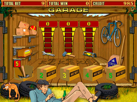 Игровой автомат Гараж от Igrosoft играть бесплатно на UkrSlots