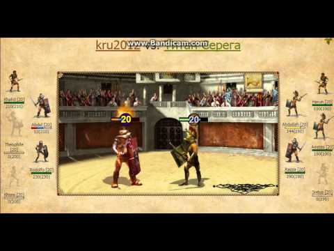 Гладиаторы - играть онлайн. Обзор браузерной игры Gladiators.