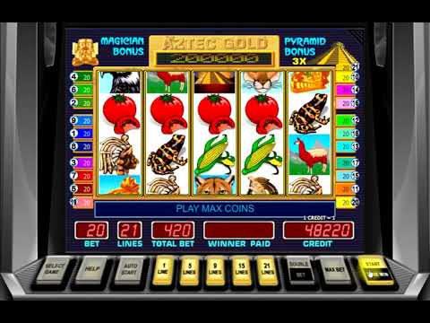 Игровой автомат Пирамида Золото Ацтеков, Aztec Gold бесплатно