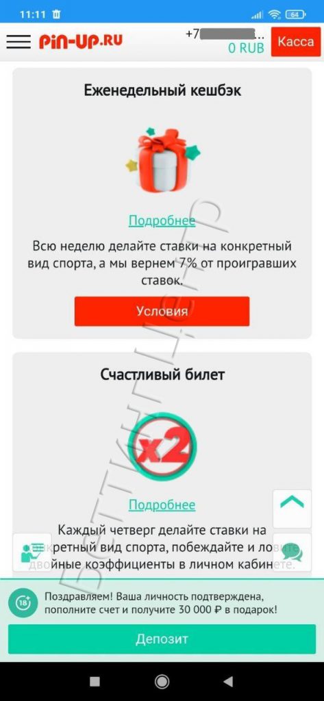 Зеркало Пин Ап