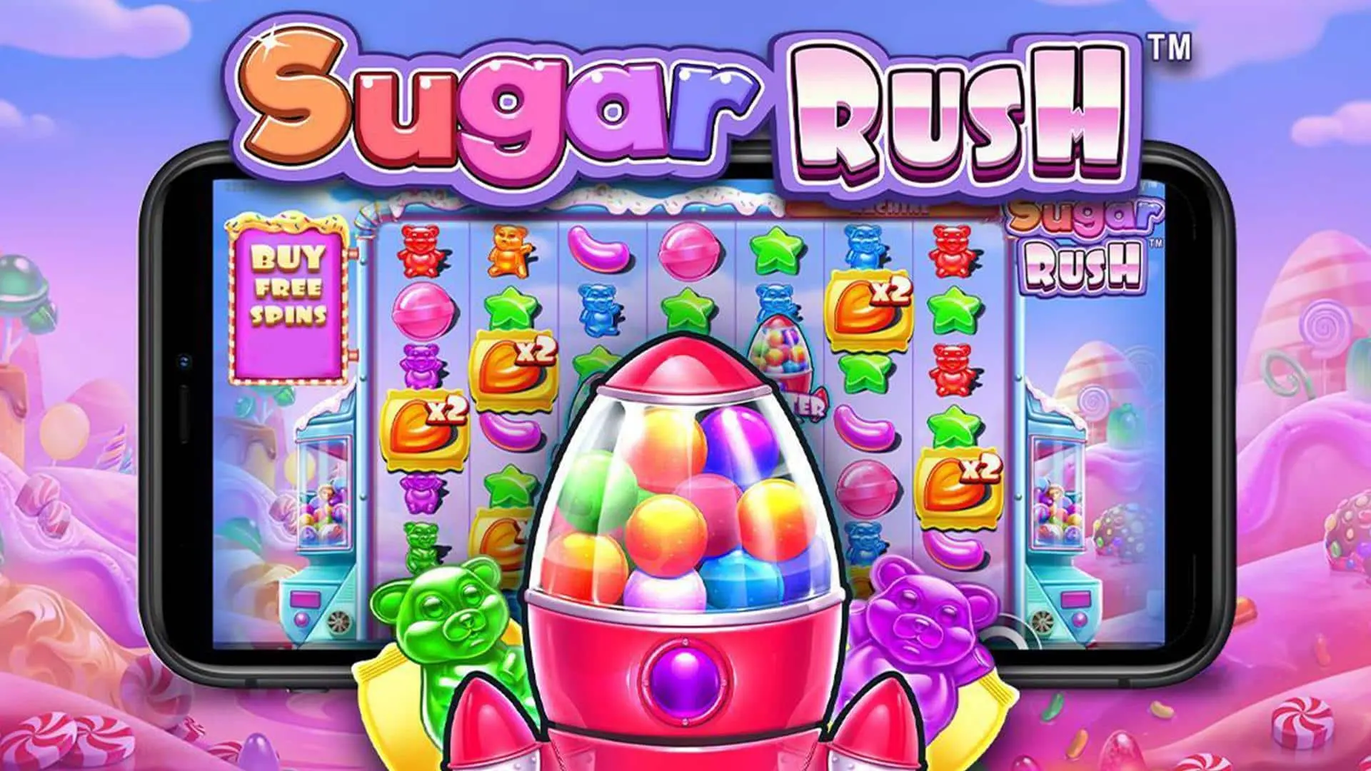 Игровой автомат Sugar Rush с игрой на деньги