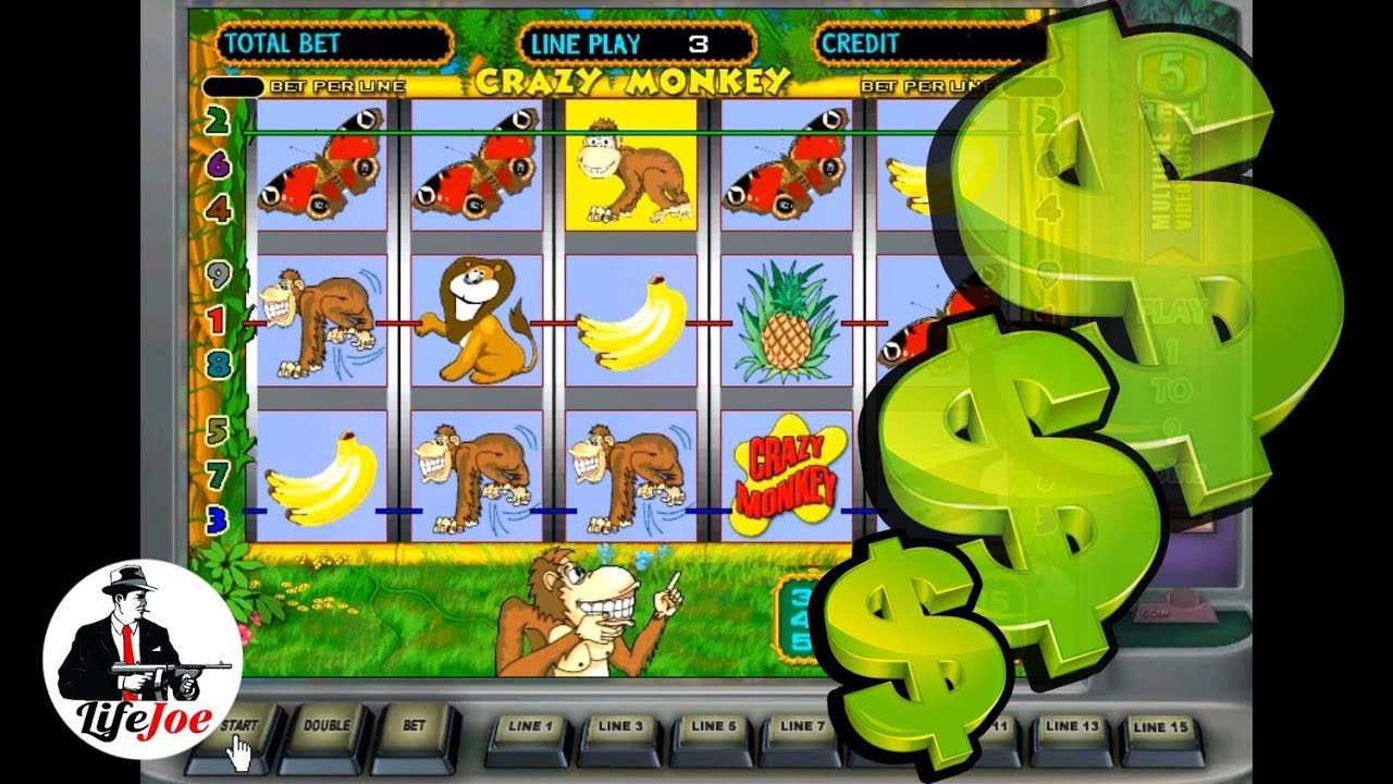 Игровой автомат Обезьянки Crazy Monkey играть бесплатно онлайн
