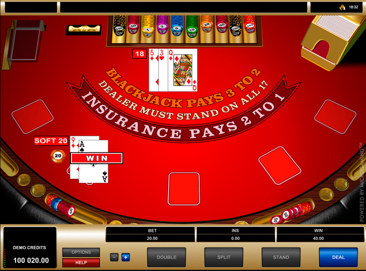 Blackjack Онлайн игра -