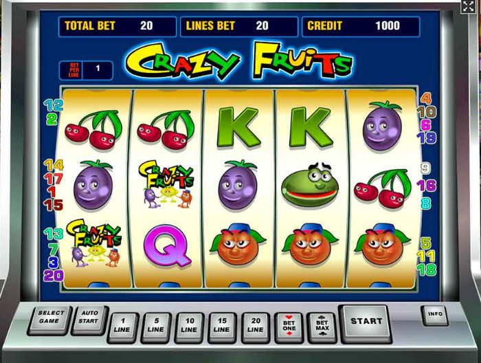 Игровой автомат Помидоры Crazy Fruits играть бесплатно