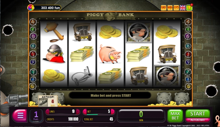 Игровой автомат Piggy Bank Свиньи Копилка от Belatra.