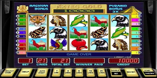Игровой автомат Aztec Gold - играть онлайн на деньги.