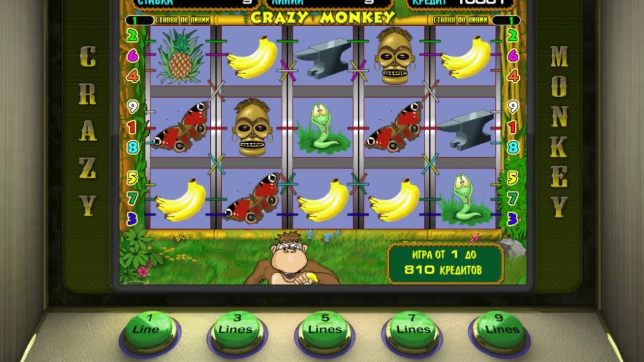 Crazy Monkey Обезьянки - бесплатный игровой автомат