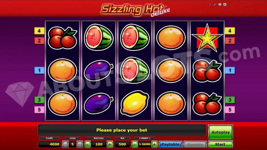 Игровой автомат Sizzling Hot правила игры, как выиграть
