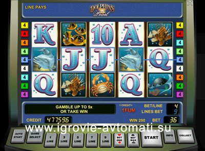 Игровой автомат Dolphin's Pearl - играть онлайн в клубе.