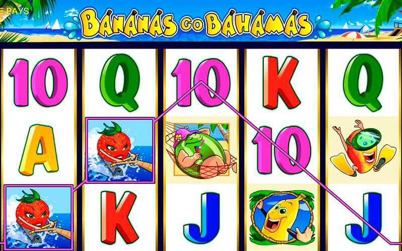 Играть бесплатно в игровой автомат Bananas.