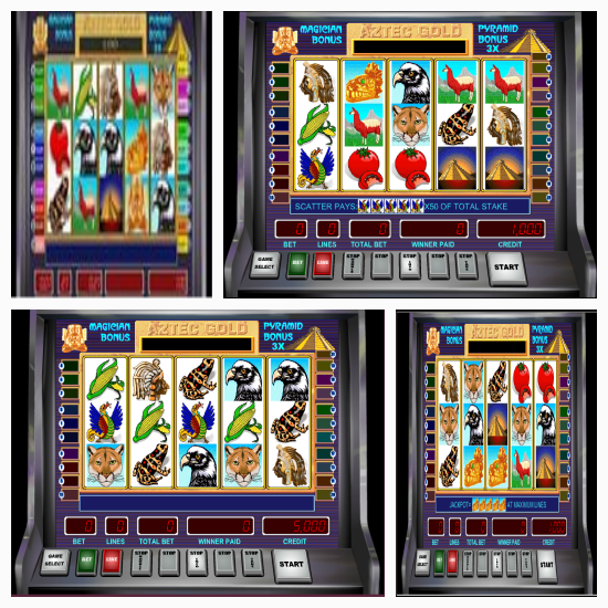 Бесплатный игровой автомат Пирамида Aztec Gold онлайн