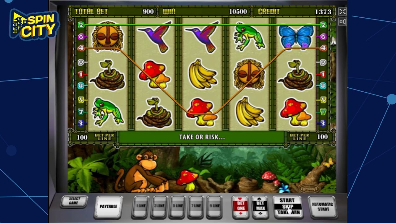 Crazy Monkey - игровой автомат Обезьянки бесплатно без.