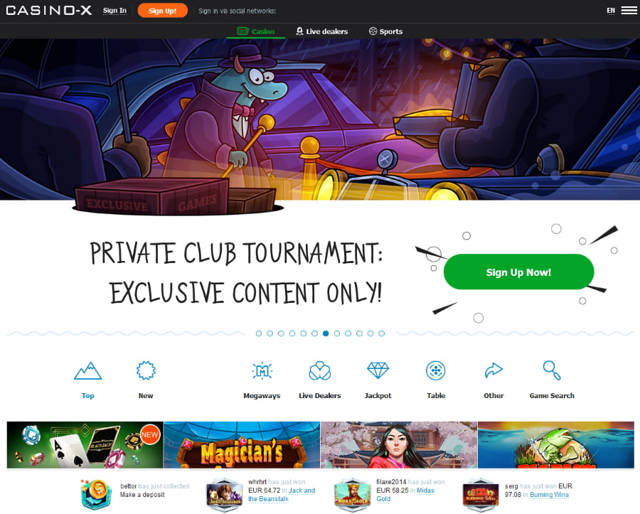 Casino X Официальный сайт Играть в игровом клубе.
