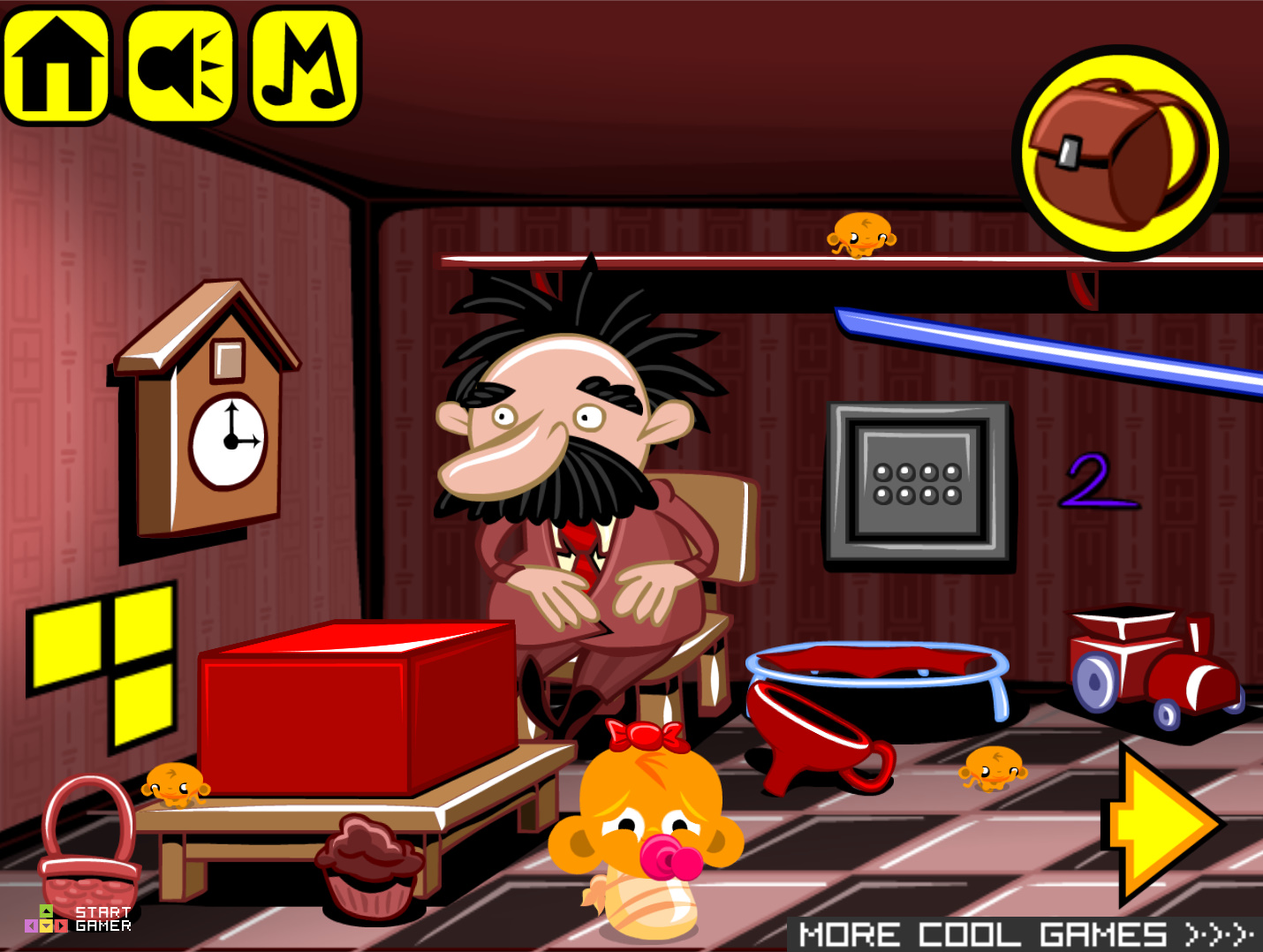Игры Счастливая Обезьянка Monkey Go Happy — играть онлайн.