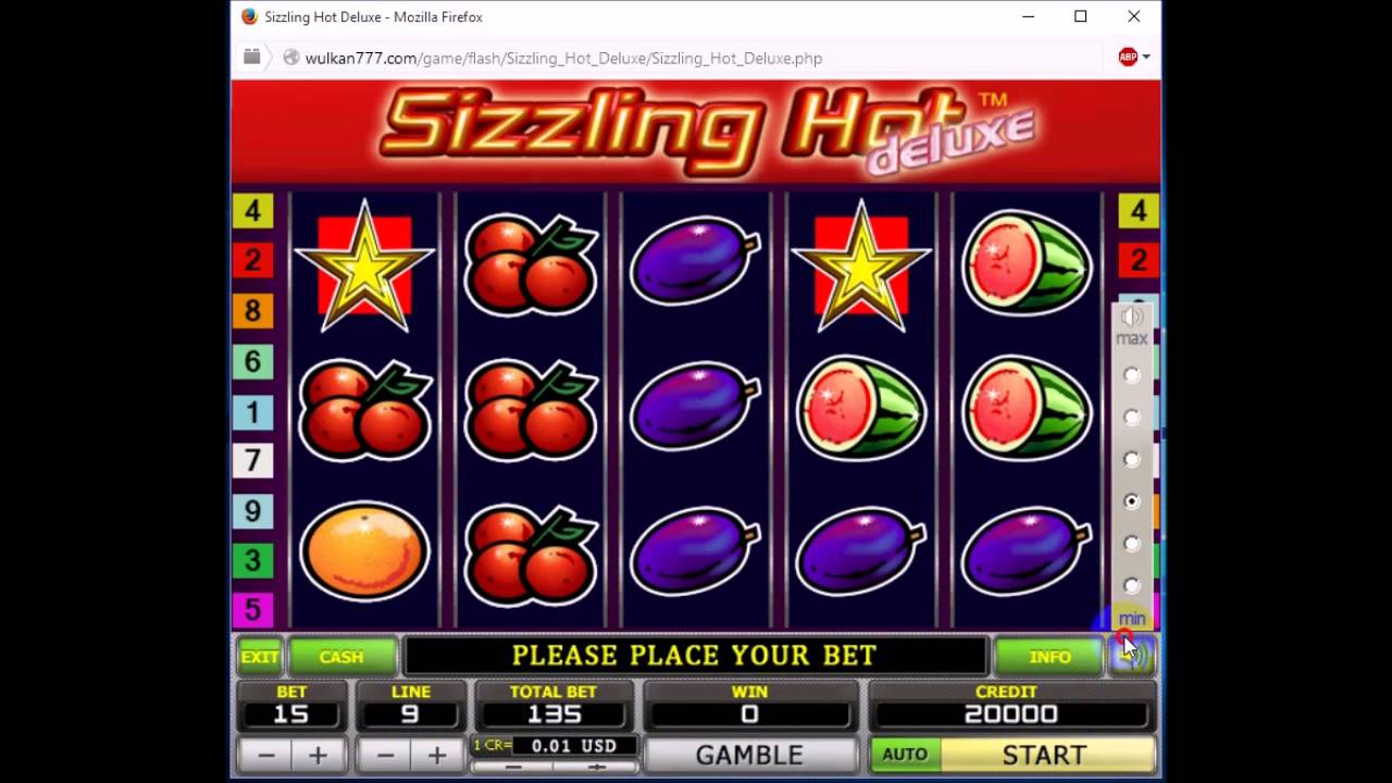 Игровой аппарат Sizzling Hot