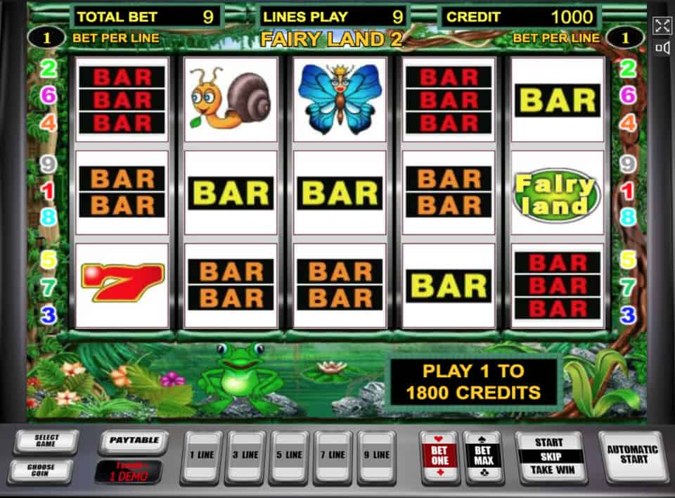 Автомат Лягушки 2 в Гаминаторслот Делюкс для игры.
