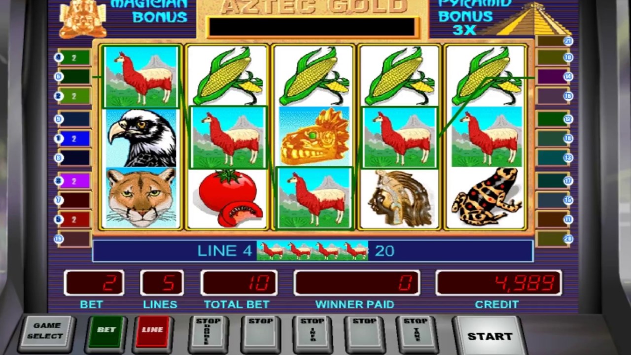 Игровые автоматы Aztec Gold Золото Ацтеков - играть в онлайн слоты.