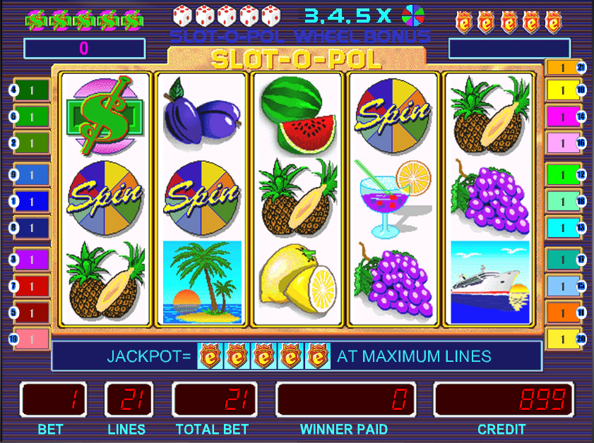 Slot-o-Pol Ешки, Слотопол, Кубики