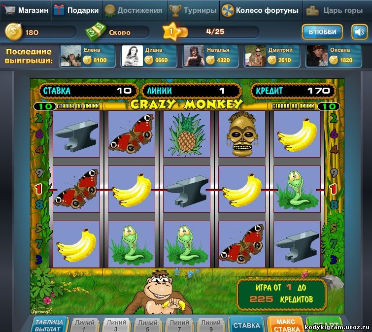 Игры слоты обезьянки - js100.com