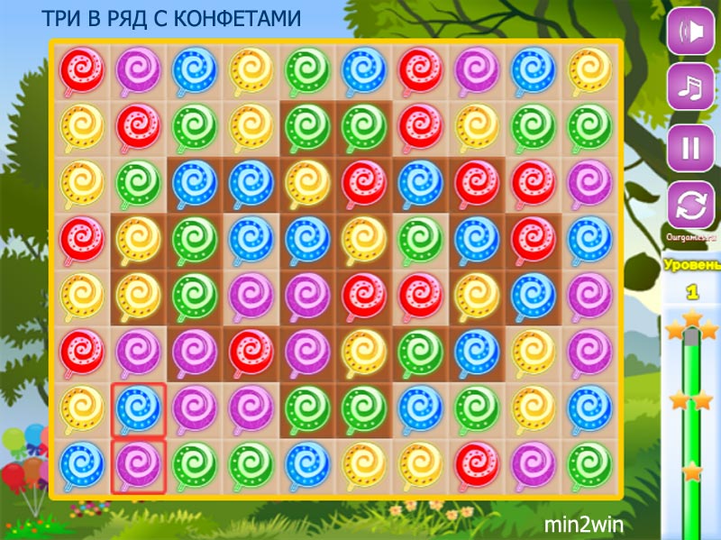 Три в Ряд! от PecPoc Piggy - играть онлайн.