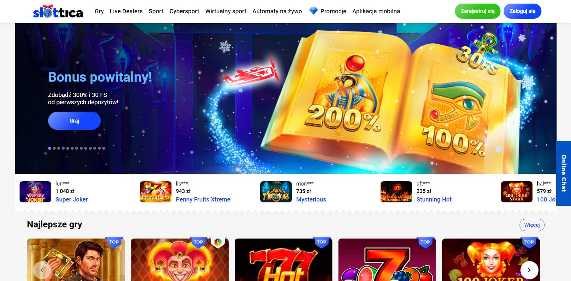 Slottica Casino - Всегда рабочее и актуальное зеркало.