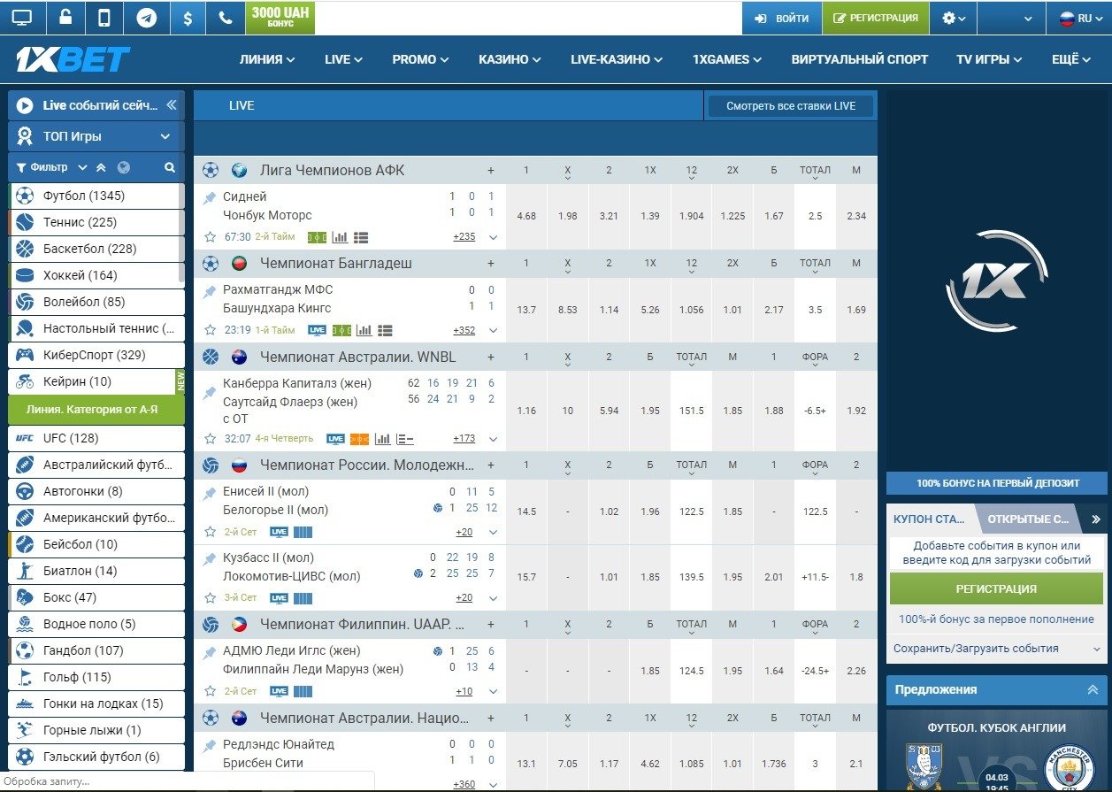 Рабочее зеркало 1xBet для входа на официальный сайт прямо сейчас