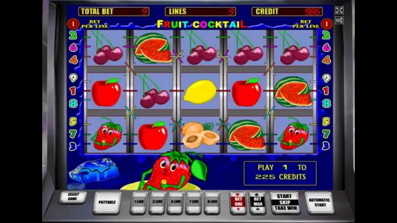Игровые автоматы Клубнички - играть Fruit Cocktail бесплатно