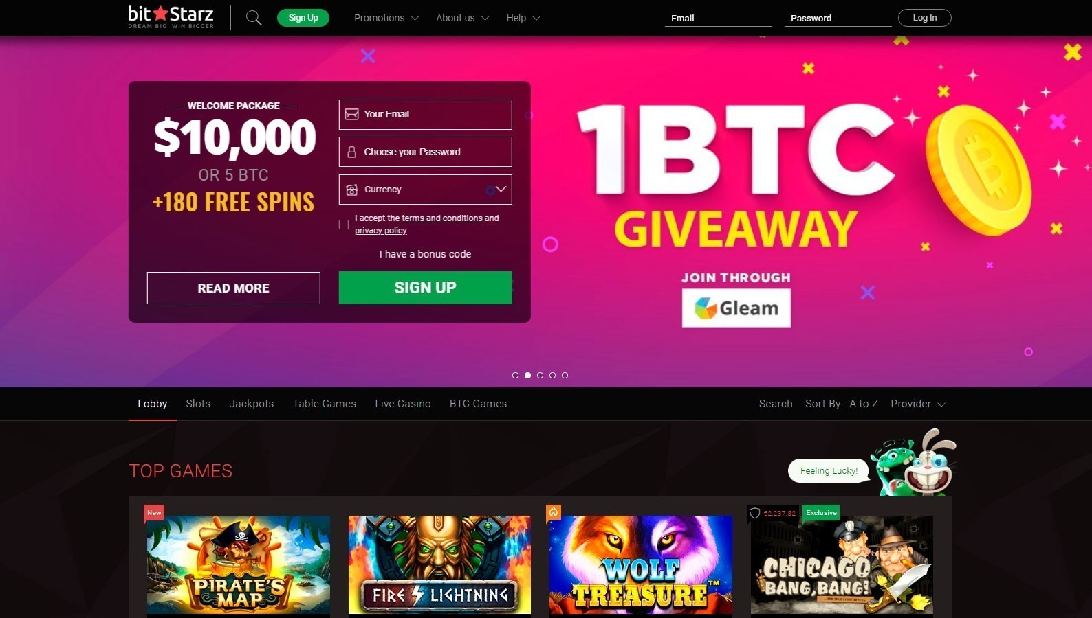 Биткоин или фиатные деньги - казино BitStarz