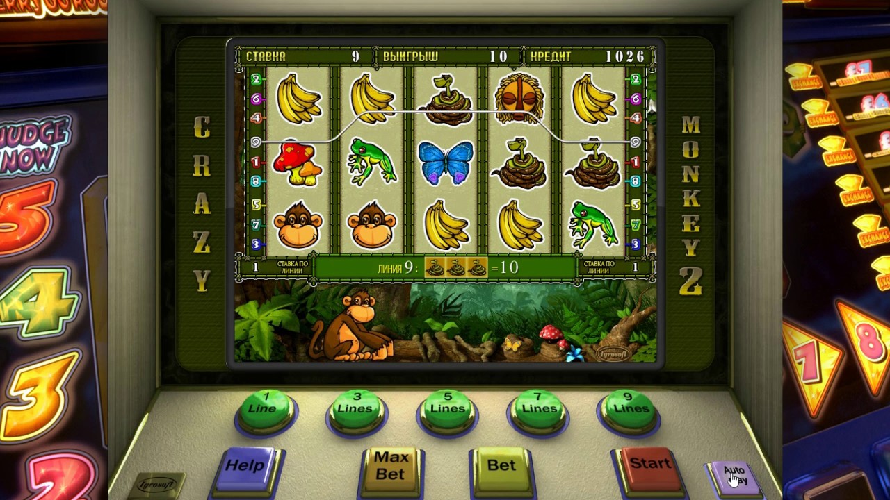 Автомат Crazy Monkey Слот игра Крейзи Манки играть.