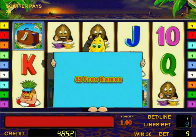 Игровой автомат Бананы едут на Багамы Bananas go Bahamas.