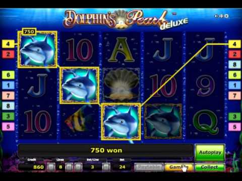 Игровой автомат Dolphin’s Pearl Deluxe Дельфины Делюкс.