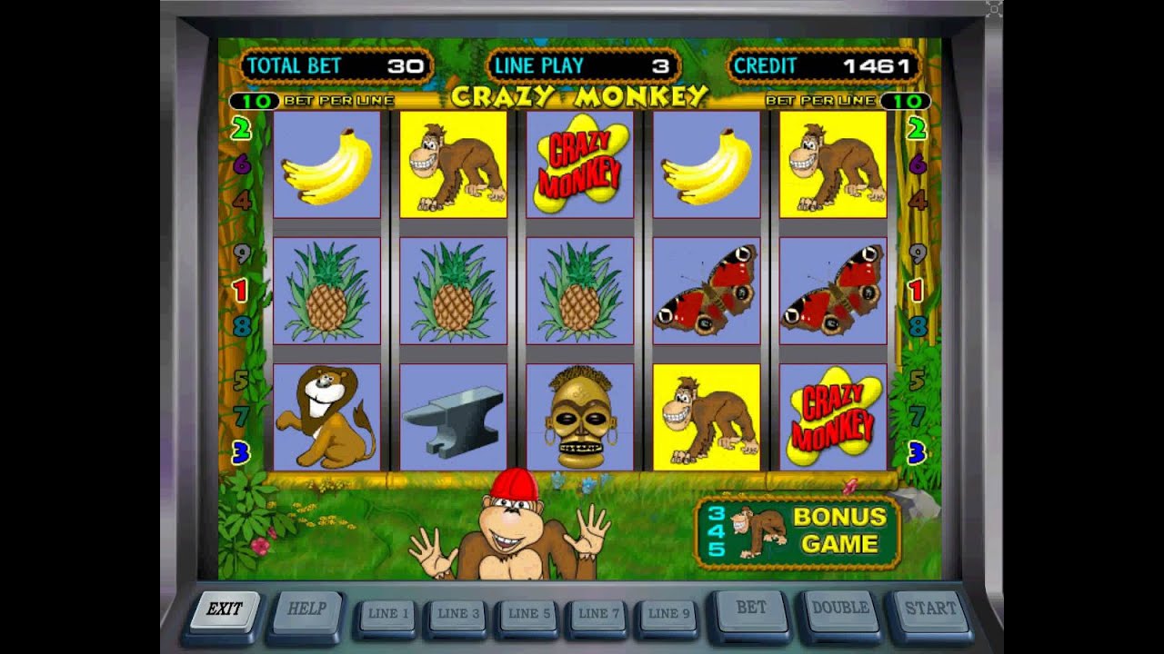Игровые автоматы - Crazy Monkey Обезьянки играть онлайн