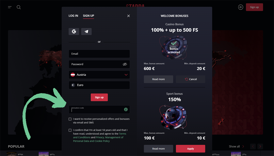 Старда Казино Starda Casino - официальный сайт.