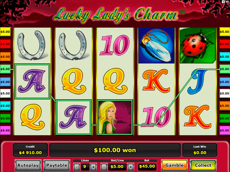 Играть в Lucky Lady's Charm deluxe онлайн бесплатно и на реальные.