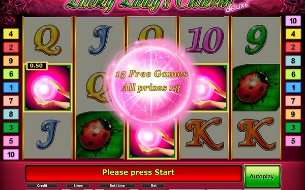 Lucky Lady Charm Игровые автоматы играть бесплатно и без.