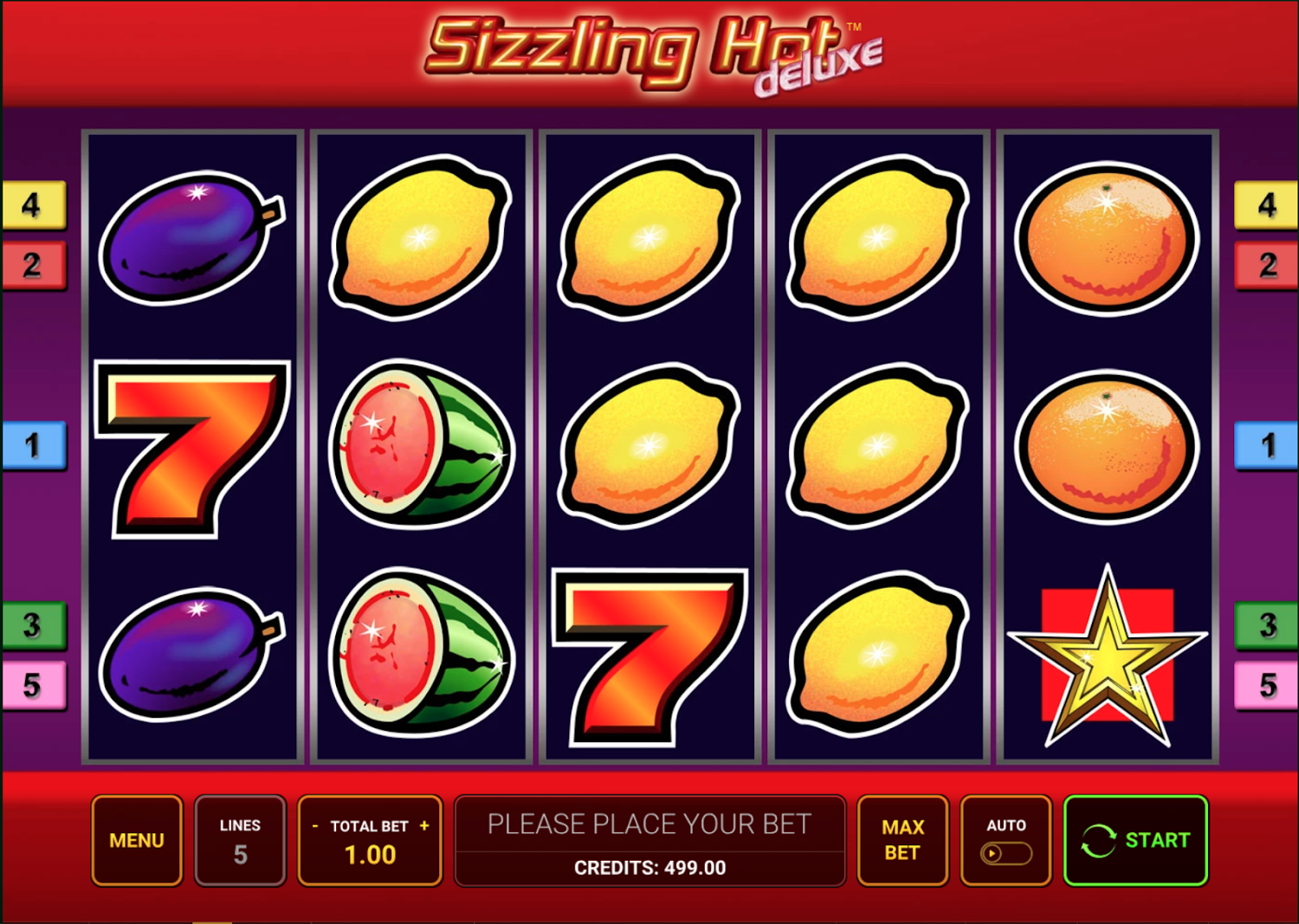 Sizzling Hot 6 Extra Gold – грати онлайн.