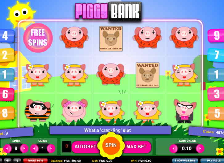 Игровой автомат Piggy Bank Обзор игры от Белатра + Демо