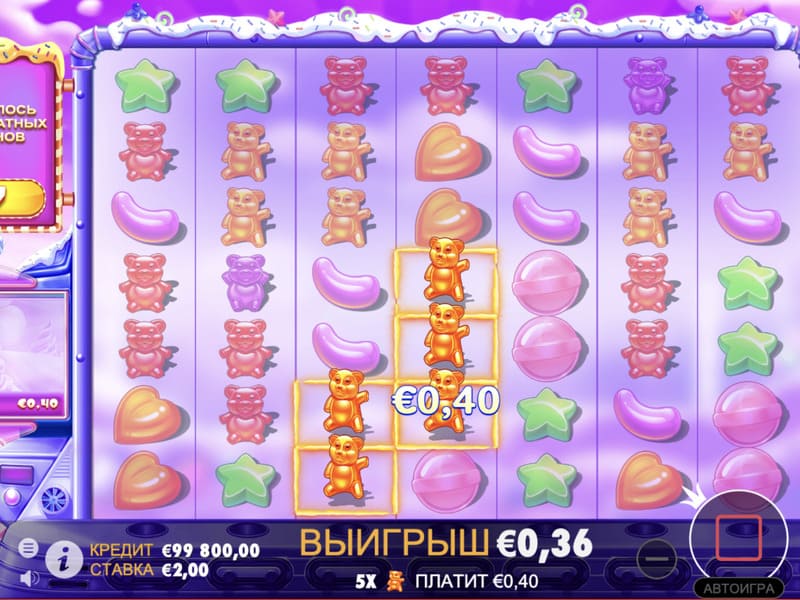 Слот SUGAR RUSH - игра на деньги Официальный сайт
