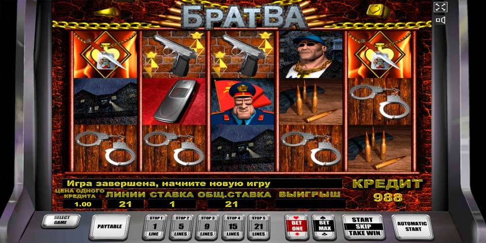 Bratva Братва от Unicum — игровой автомат, играть в слот.