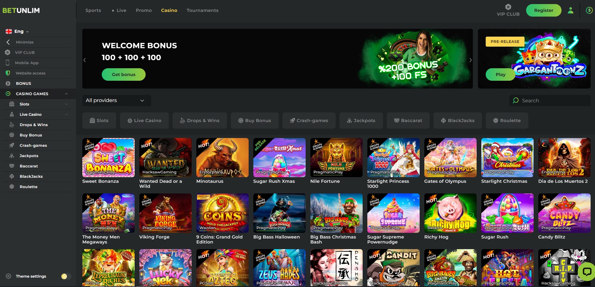 Unlim Casino - Официальный сайт - вход и регистрация в онлайн.