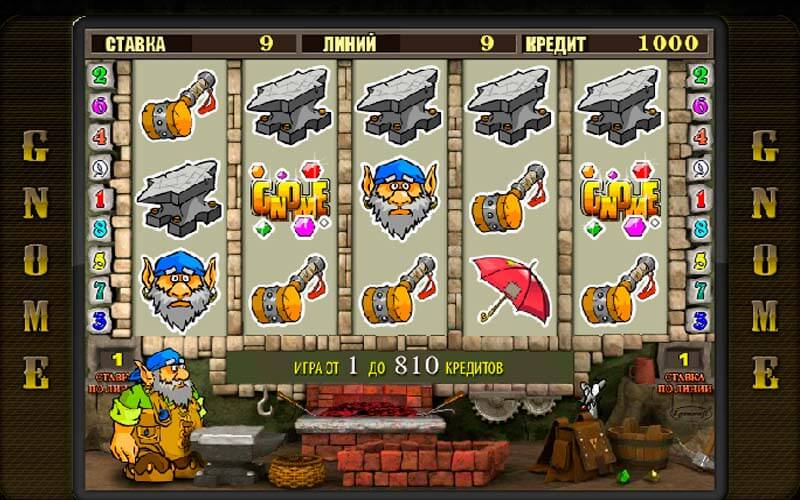 Игровой автомат Gnome Гном играть бесплатно онлайн