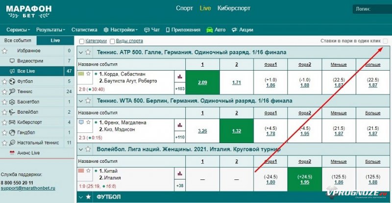 Betting bookmakersБукмекерская контора Марафон Marathon - регистрация, бонусы.