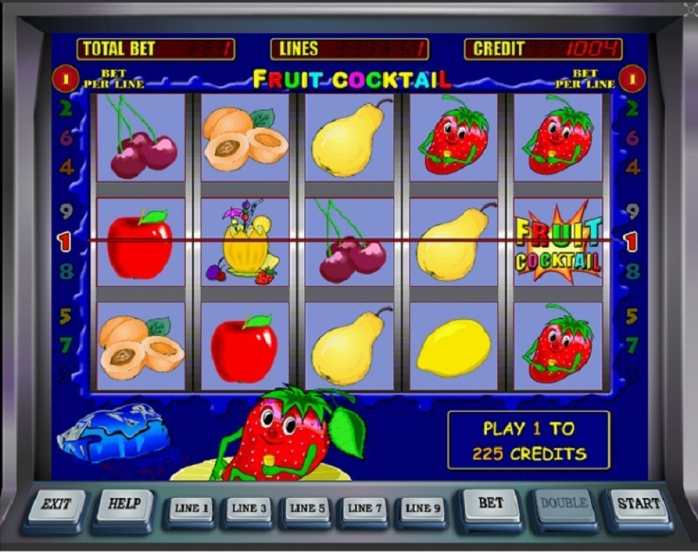 Игровые автоматы бесплатно Клубнички Fruit Cocktail