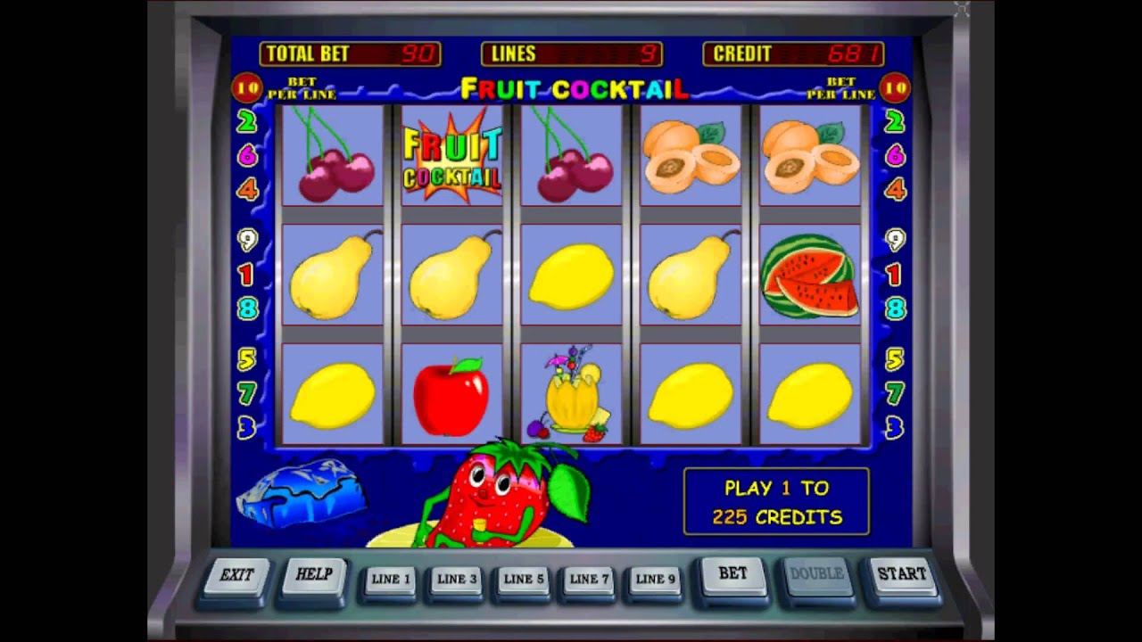 Игровой автомат Клубнички Fruit Cocktail играть бесплатно.