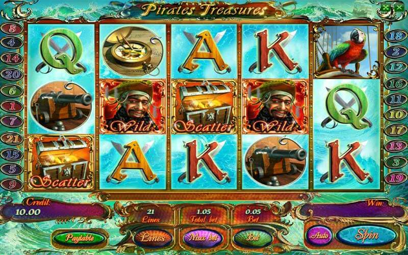 Игровой автомат Pirate Пират играть бесплатно онлайн