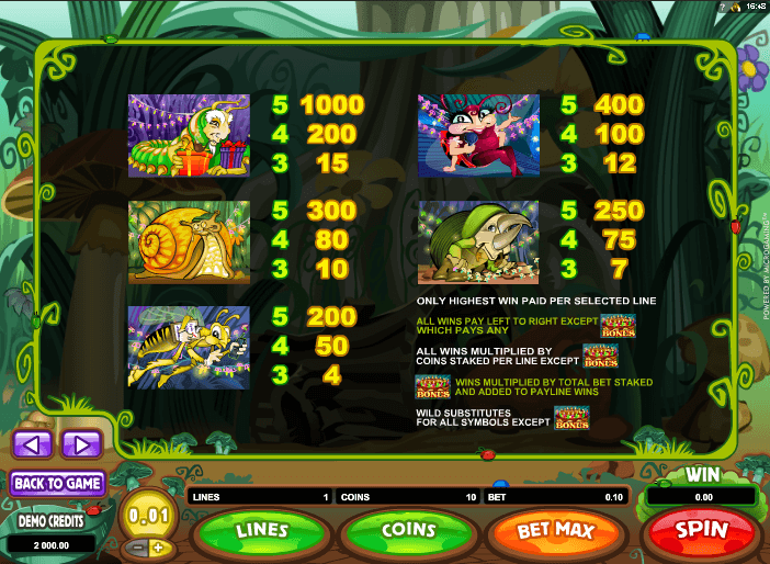 Бесплатные игровые автоматы Жуки Beetle Mania играть.