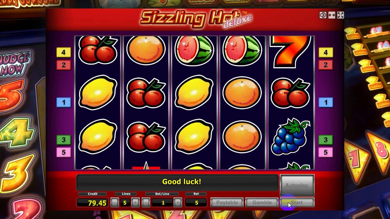 Игровой аппарат онлайн Sizzling Hot Сизлинг Хот играть
