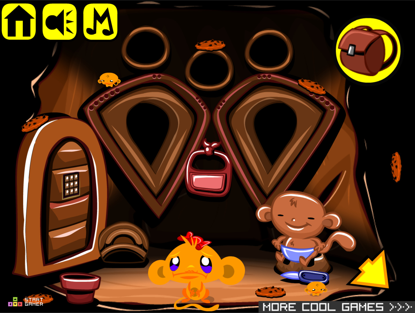 Обезьянка 869 Выключите Лампу Monkey GO.
