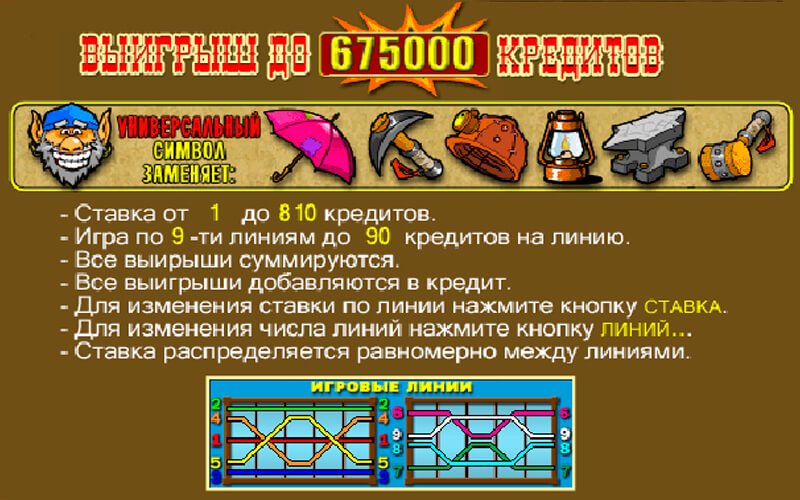 Игровой автомат Гном онлайн бесплатно