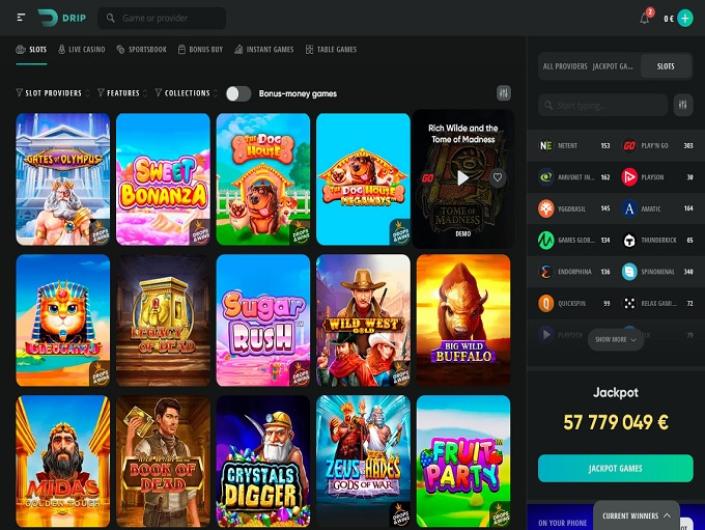 Скачать Drip Casino на телефон с Андроид Дрип Казино.